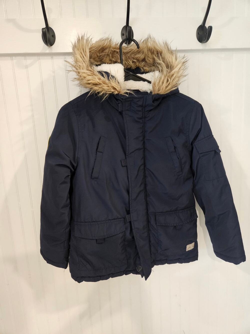Harvest Boys Coat Navy Blue Size 10